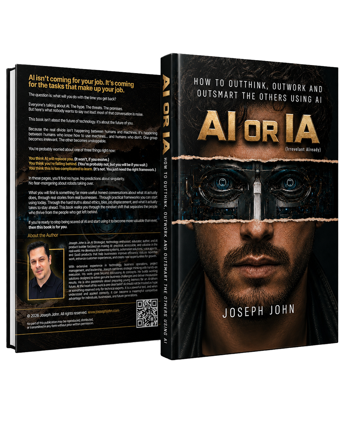 AI OR IA book cover by Joseph John
