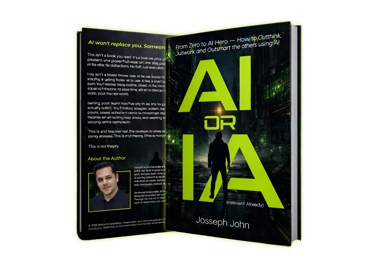 AI OR IA book cover by Josseph John